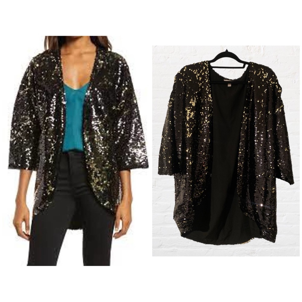 NEW Chelsea28 sequin blazer jacket